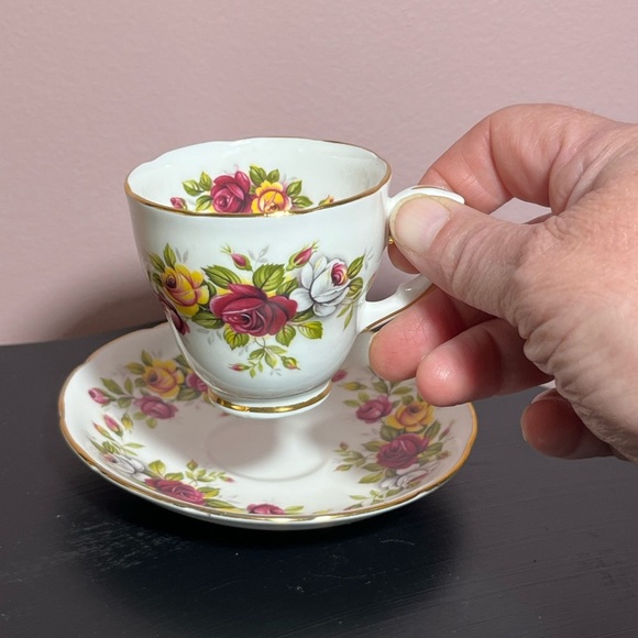 Duchess Fine China Teacup and Saucer Set: Small Tea Party Decor
More avail - Picture 3 of 7